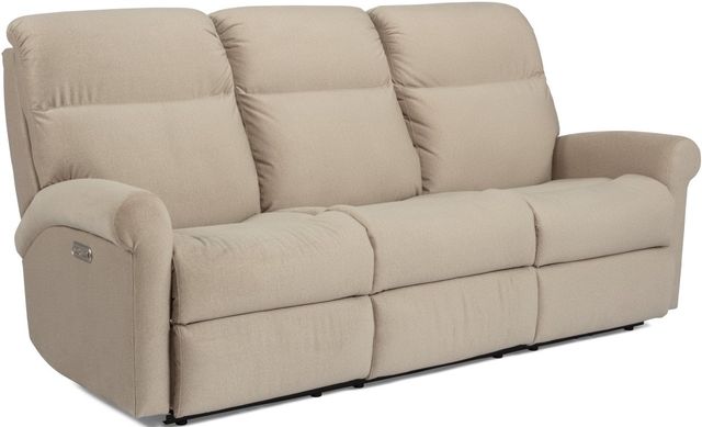 Flexsteel® Davis Power Reclining Sofa with Power Headrests-0