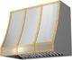 Zephyr Designer Collection 36'' Satin Gold Forte Hood Banding Kit-2