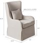 Olliix by Madison Park Signature Cream Regis Accent Chair-1
