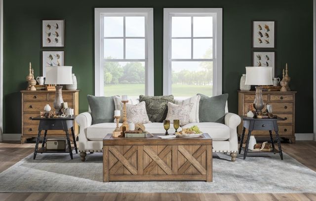 Legacy Classic Vintage Market Kettle Black 1-Drawer End Table-2