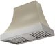 AGA Cascade 36" Fawn Wall Mounted Range Hood  with Brushed Nickel Trim-0