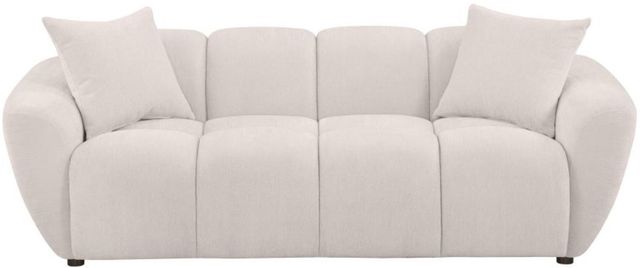 Coaster® Destino Greige Chenille Upholstered Splayed Arm Sofa-1