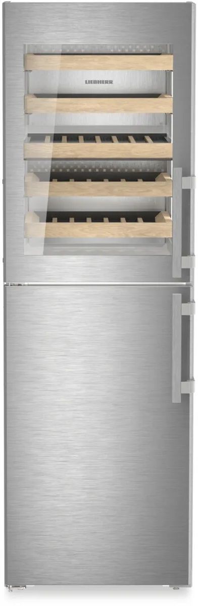 Liebherr 24" 10.7 Cu. Ft. Stainless Steel Wine Cooler with Freezer-0
