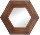 A & B Home Cameron Dark Brown Wall Mirror-1