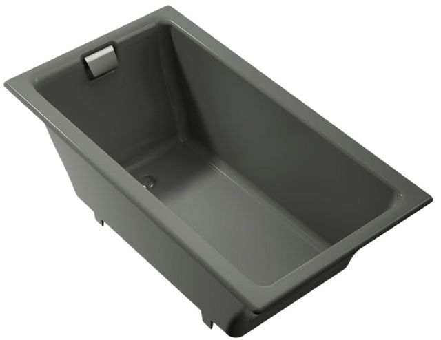 KOHLER® Tea-for-Two® Thunder Gray 66" x 36" Drop-In/Undermount Bath-0