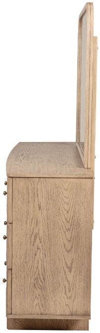Coaster® Kailani Beige Dresser and Mirror-3