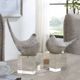 Uttermost® Better Together 2-Piece Gray/Silver Bird Sculpture Set-1
