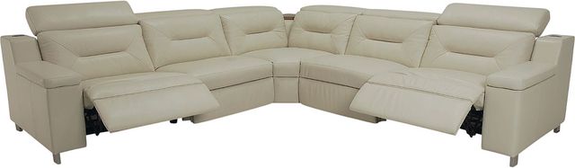 Palliser® Furniture Customizable Apex 6-Piece Power Reclining L-Shape Sectional with Power Headrest-1