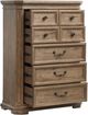 Magnussen Home® Adler Court Florentine Walnut Drawer Chest-3