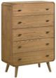 Coaster® Robyn 5-Piece Cool Beige/Light Ash Twin Bedroom Set-5