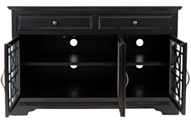 Jofran Inc. Craftsman Antique Black 50" Media Console-3