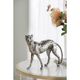 A & B Home Silver Standing Leopard Statuette-4