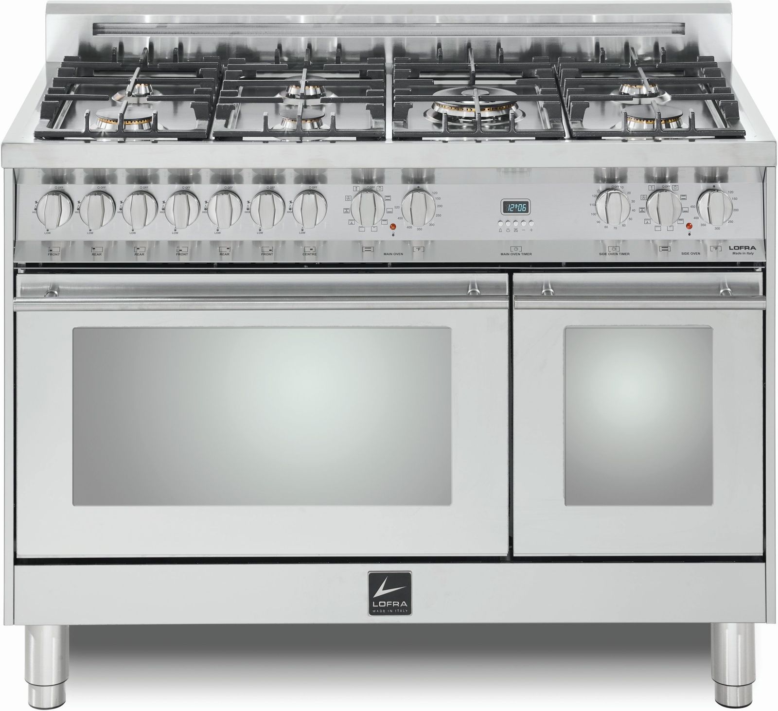 LOFRA® Maestro 48" Stainless Steel Pro Style Dual Fuel Range