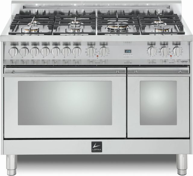 LOFRA® Maestro 48" Stainless Steel Pro Style Dual Fuel Range-0