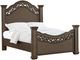 Elements International Brunswick 4-Piece Mahogany Queen Panel Bedroom Set-4