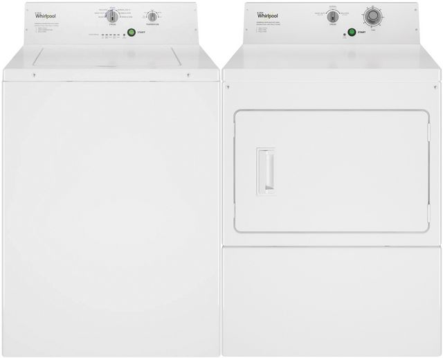 Whirlpool Commercial White Laundry Pair