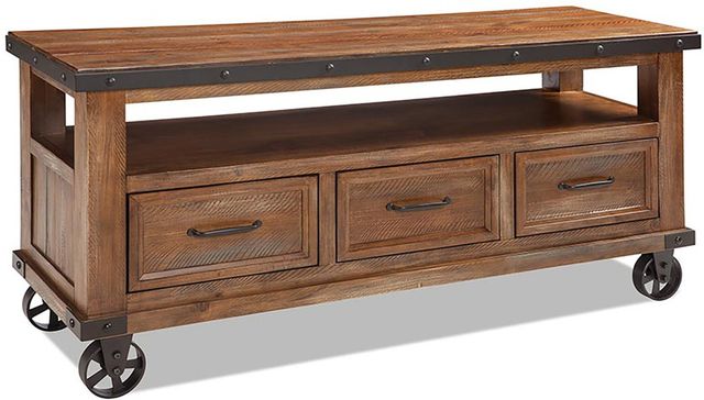 Intercon Taos Canyon Brown TV Console-0