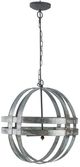 A & B Home Silver Kenzo Chandelier-4