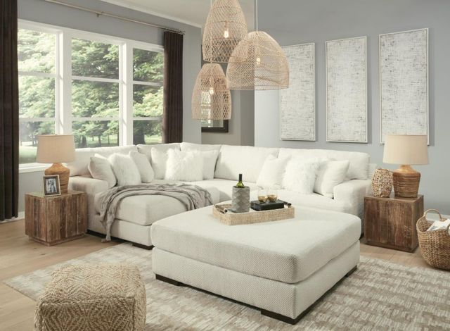 Signature Design by Ashley® Zada 2-Piece Ivory Living Room Seating Set-2