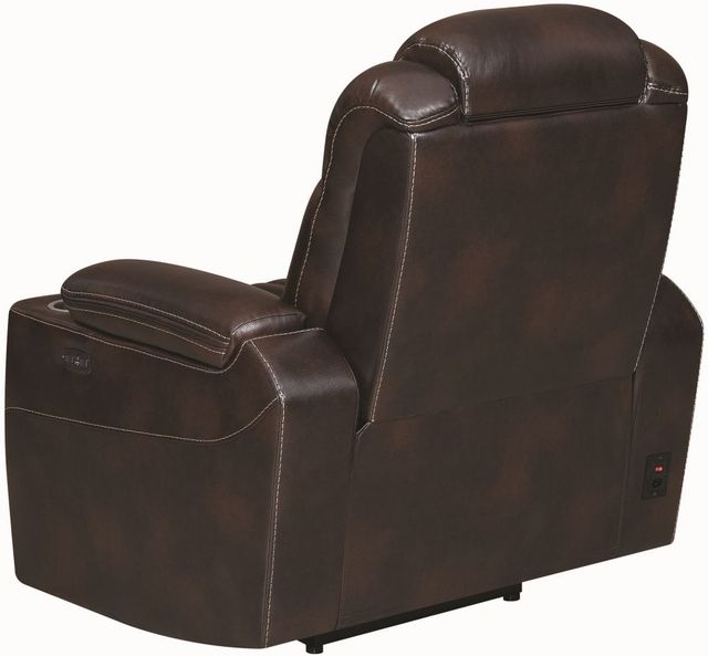 Coaster® Korbach Espresso Power Headrest Recliner-2