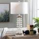 Crestview Collection Sand White Castle Table Lamp-3