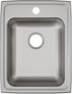 Elkay Lustertone® Classic Lustrous Satin 17" x 22" x 6-1/2" 1-Hole Single Bowl Drop-In ADA Sink-1