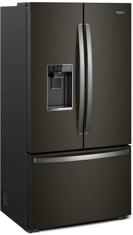 Whirlpool® 36 in. 23.8 Cu. Ft. Black Stainless Steel Counter Depth French Door Refrigerator -1