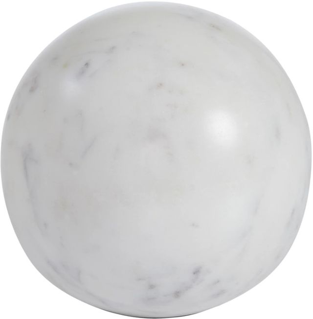 Renwil® Diadem White Natural Decorative Sphere-0