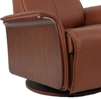 Fjords® Relax Metro Tigereye Large Dual Motion Swivel Recliner-2