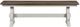 Intercon Drake French Oak/Rustic Gray Dining Bench-2