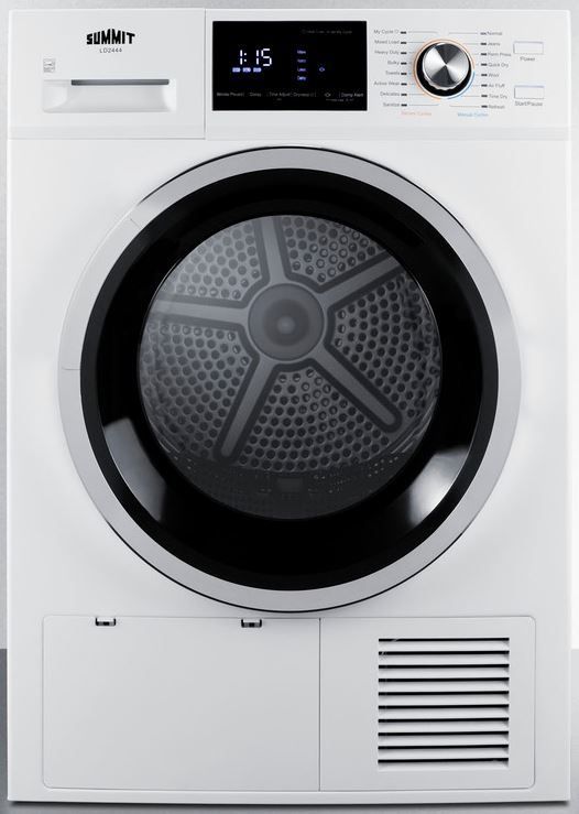 Summit® 4.4 Cu. Ft. White Front Load Ventless Electric Dryer-0