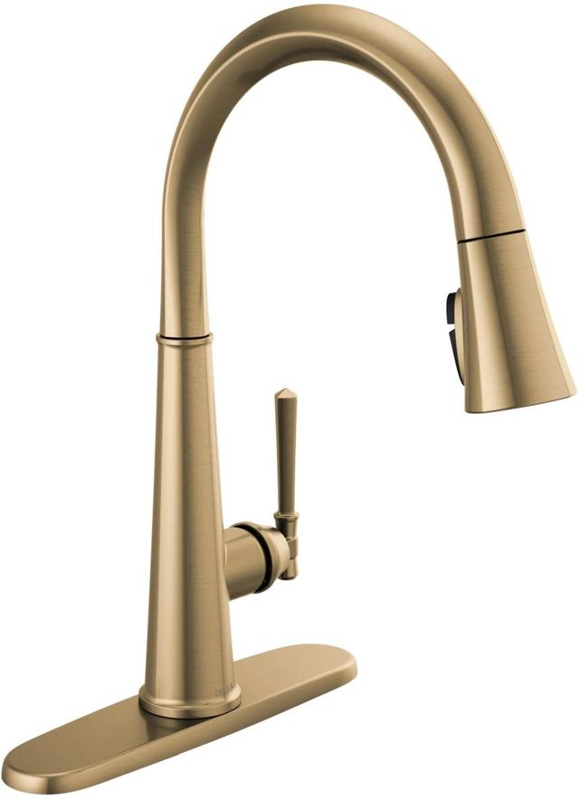 Delta Emmeline® Lumicoat® Champagne Bronze Single Handle Pull-Down Kitchen Faucet -0