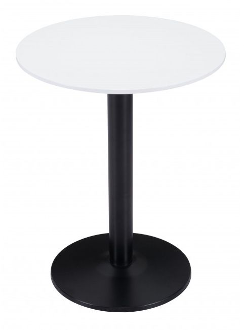 Zuo® Modern Alto Bistro White Bistro Table with Black Base-2