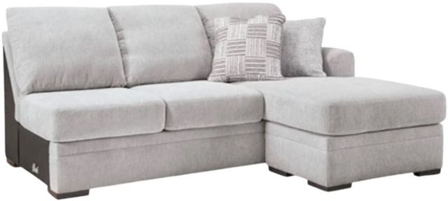 Benchcraft® Gabyleigh 2-Piece Nickel Left-Arm Facing Sectional and Chaise-2