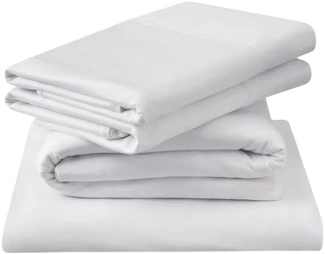 Tempur-Pedic® TEMPUR-Breeze® 4-Piece White TENCEL™ Lyocell Queen Sheet Set