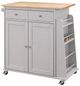 ACME Furniture Tullarick Natural/Gray Kitchen Cart-0