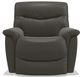 La-Z-Boy® James Charcoal Leather Power Rocking Recliner-1