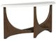 Magnussen Home® Arwen White Top Sofa Table with Turkish Coffee Base-0