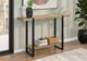 Monarch Specialties Inc. Black/Mango 48" Wood-Look Accent Table-1