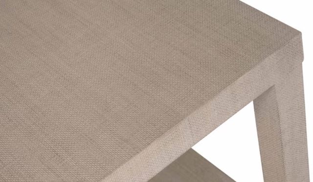 Bassett® Furniture Ventura Sand Gray Raffia End Table-2