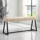 Uttermost® Taupo Beige Bench-2