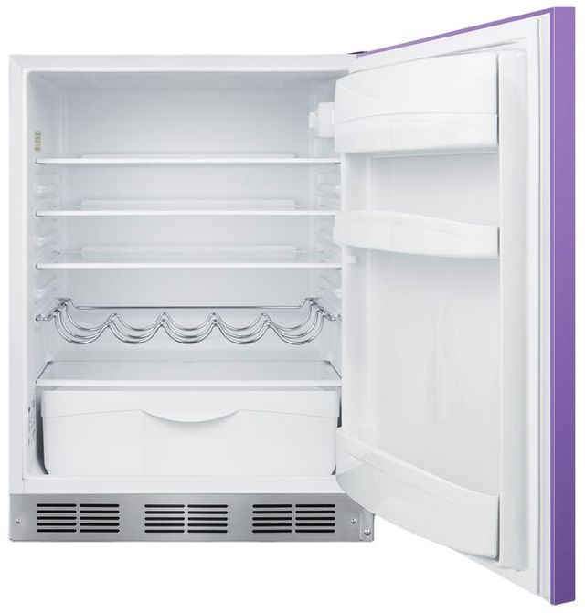 Summit® 5.8 Cu. Ft. Lavender Under The Counter Refrigerator -3