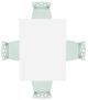 Powell® Maui 5-Piece Mint/White Dining Set-2