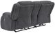 Signature Design by Ashley® Observation Steel Double Power Reclining Reclining Loveseat with Console-3