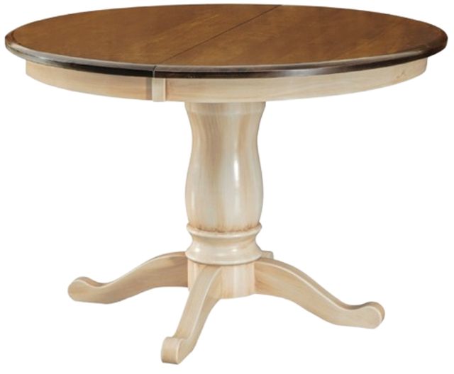 Archbold Furniture Customizable Amish Essentials Rebecca Maple Round Dining Table -0