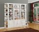 Parker House® Boca 6-Piece Cottage White Library Wall with Corner Bookcase Set-1