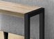 Monarch Specialties Inc. Taupe 22" Accent Table with Black Frame -1
