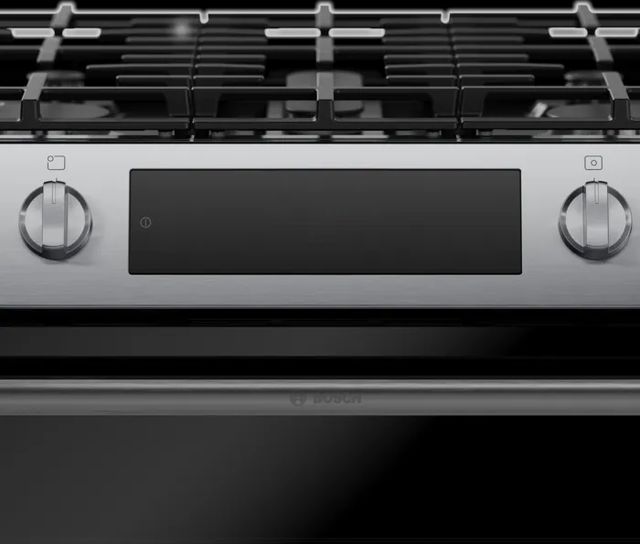 Bosch® 100 Series 30" Stainless Steel Slide In Gas Range -3