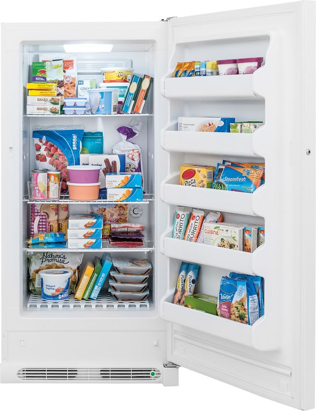 Frigidaire® 13.83 Cu. Ft. White Upright Freezer-2