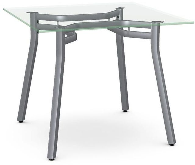 Amisco Moris Clear Glass Square Table-0